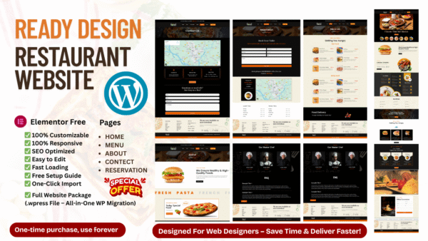 Vegan Food Ready-Made Website