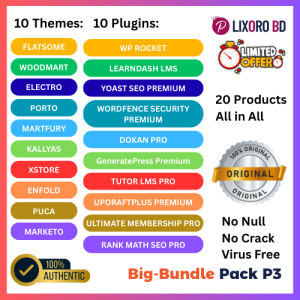 Power Pack Pro P3 Ultimate WordPress Bundle - 10 Premium Themes and 10 Pro Plugins
