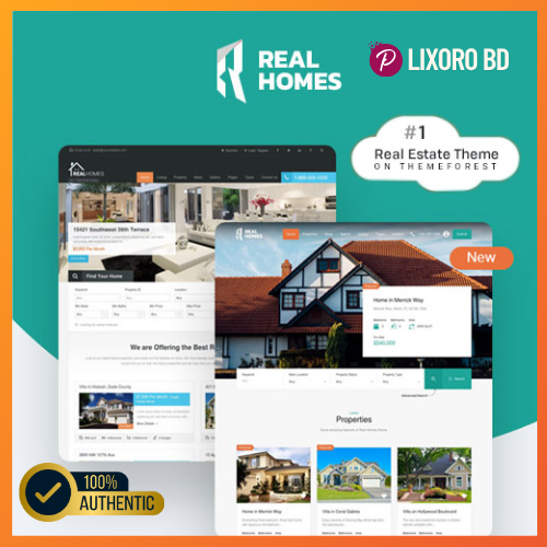 Real Homes Premium Theme – Best WordPress Real Estate Theme for Property Listings