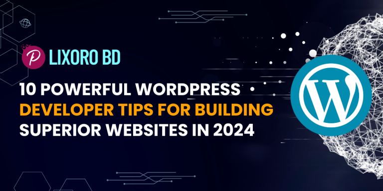 10 Powerful WordPress Developer Tips for Building Superior Websites in 2024 4 A developer implementing essential WordPress developer tips on a laptop, with tools from Plixorobd improving workflow.