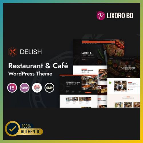 Delish Restaurant Premium Theme – Best WordPress Theme for Restaurants & Food Businesses