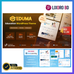 Eduma Education Premium Theme – Best WordPress LMS Theme for Schools & Online Courses