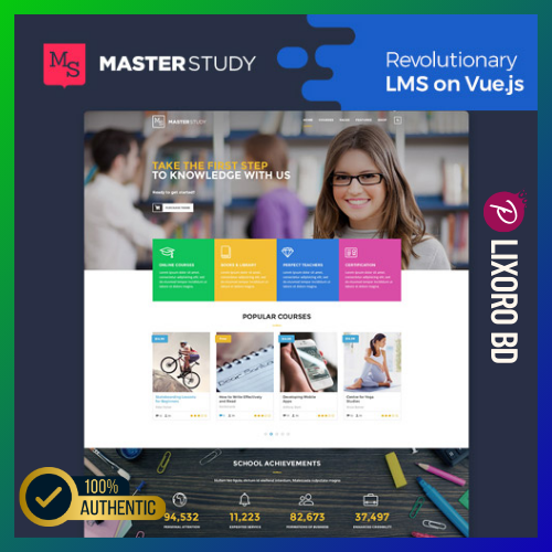 Masterstudy Education LMS Theme – Best eLearning & Course Management WordPress Theme