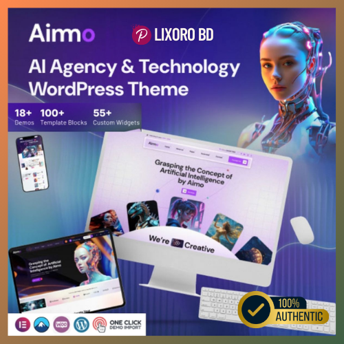 Aimo AI Agency Theme – Best AI & Technology Agency WordPress Theme