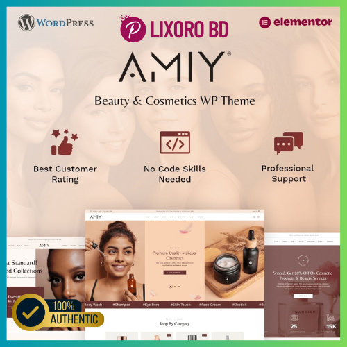 Amiy Beauty Shop Theme – Best Beauty & Cosmetics WooCommerce WordPress Theme