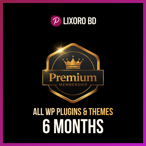 Premium Membership 6 Months – All Premium WordPress Plugins & Themes (GPL) Premium Membership 6 Months – Unlimited Premium WordPress Plugins & Themes Access