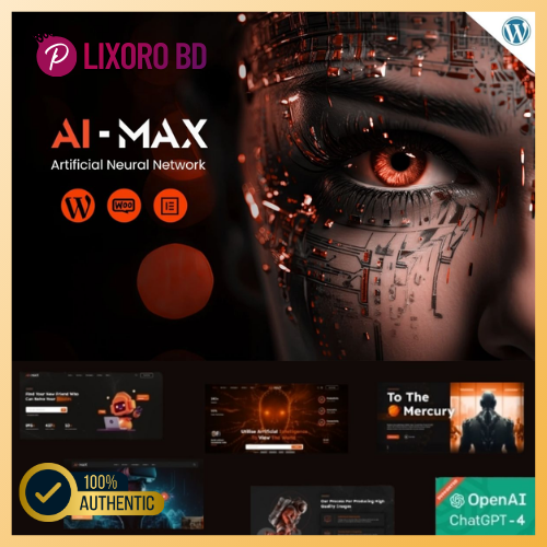 AIMAX AI Agency Theme – Best Artificial Intelligence Agency WordPress Theme