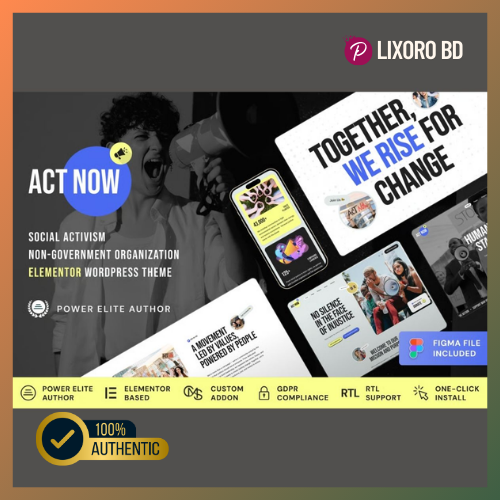 Act Now NGO Theme – Best NGO & Nonprofit WordPress Theme
