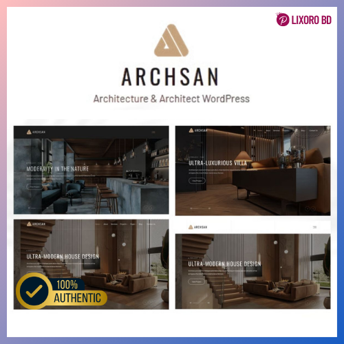 ArchSan Real Estate Theme – Best Architecture WordPress Theme for Architects