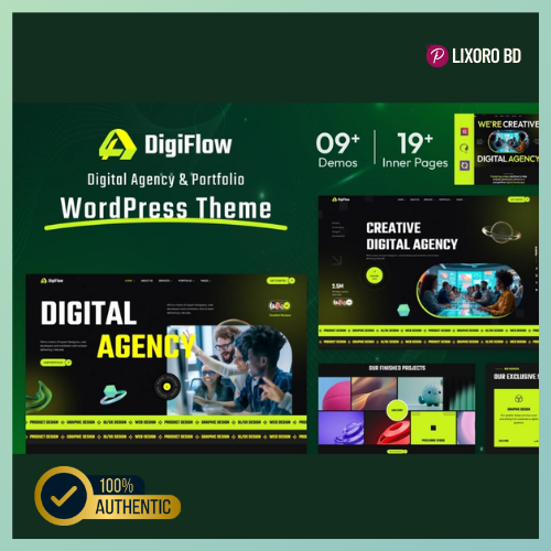 DigiFlow Digital Agency Theme – Best Digital Agency WordPress Theme