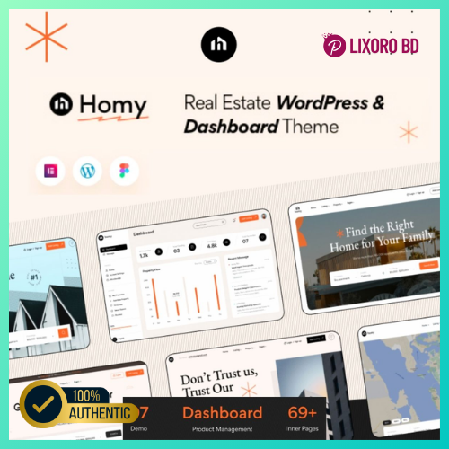 Homy Real Estate Theme – Best Real Estate & Property Listing WordPress Theme