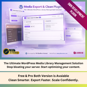 Media Export & Clean Pro Plugin – Best WordPress Media Management Toolkit