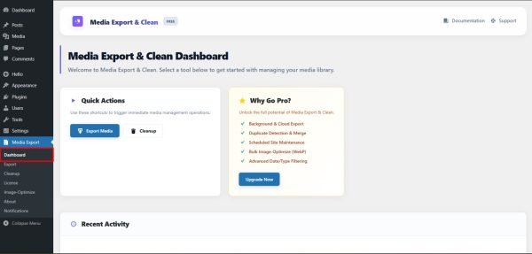 Media Export & Clean Pro -Plugin (Official)