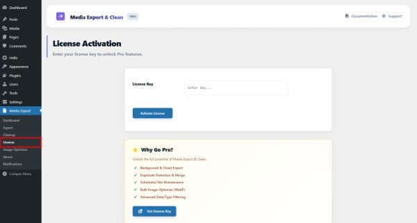 Media Export & Clean Pro -Plugin (Official)