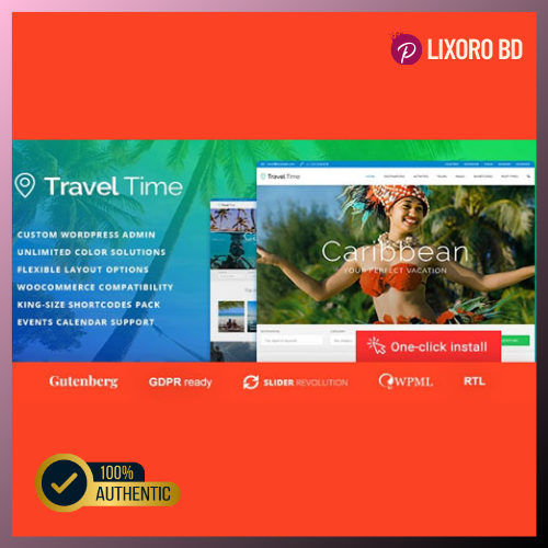 Travel Time Hotel Theme – Best Hotel & Tour Booking WordPress Theme