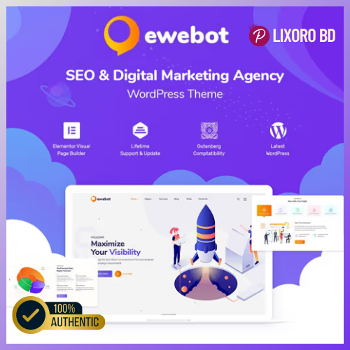Ewebot Digital Agency Theme – Best SEO & Digital Marketing WordPress Theme