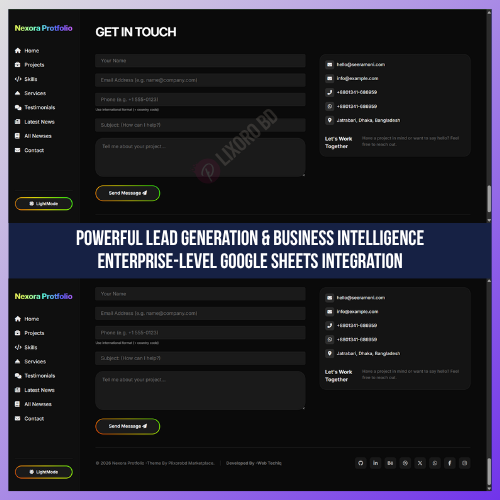 Nexora Portfolio Premium Theme – Modern Portfolio WordPress Theme for Freelancers & Agencies -G4 Nexora Portfolio Premium Theme