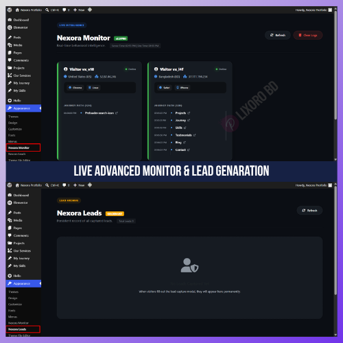Nexora Portfolio Premium Theme – Modern Portfolio WordPress Theme for Freelancers & Agencies -G7 Nexora Portfolio Premium Theme